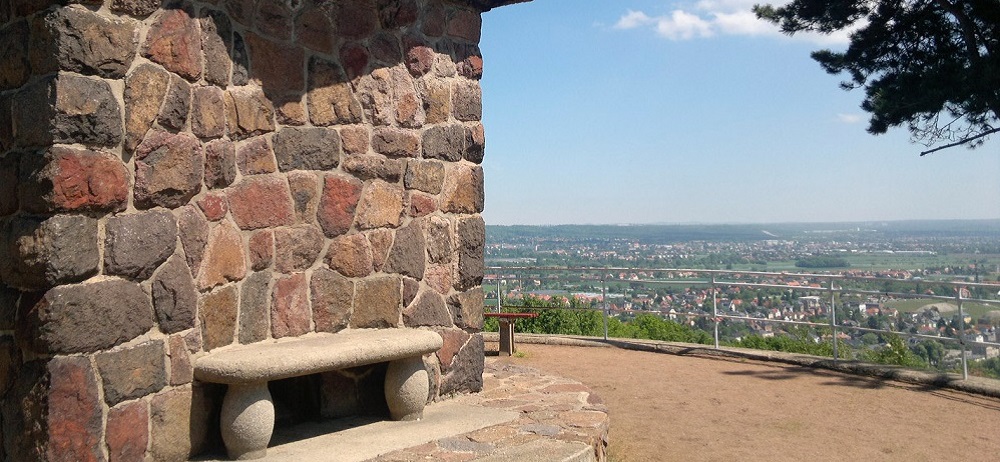 Denkmal Bismarckturm Dresden Cossebaude